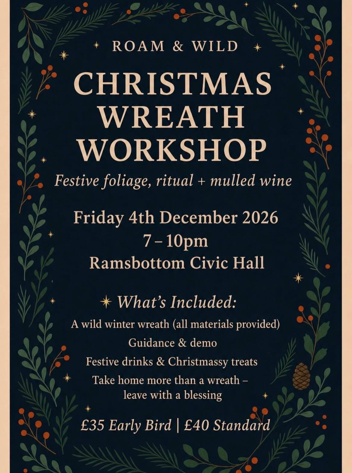 Christmas Wreath Workshop Civic Hall