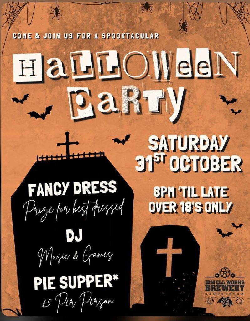 Halloween Party at the Irwell Works Brewery