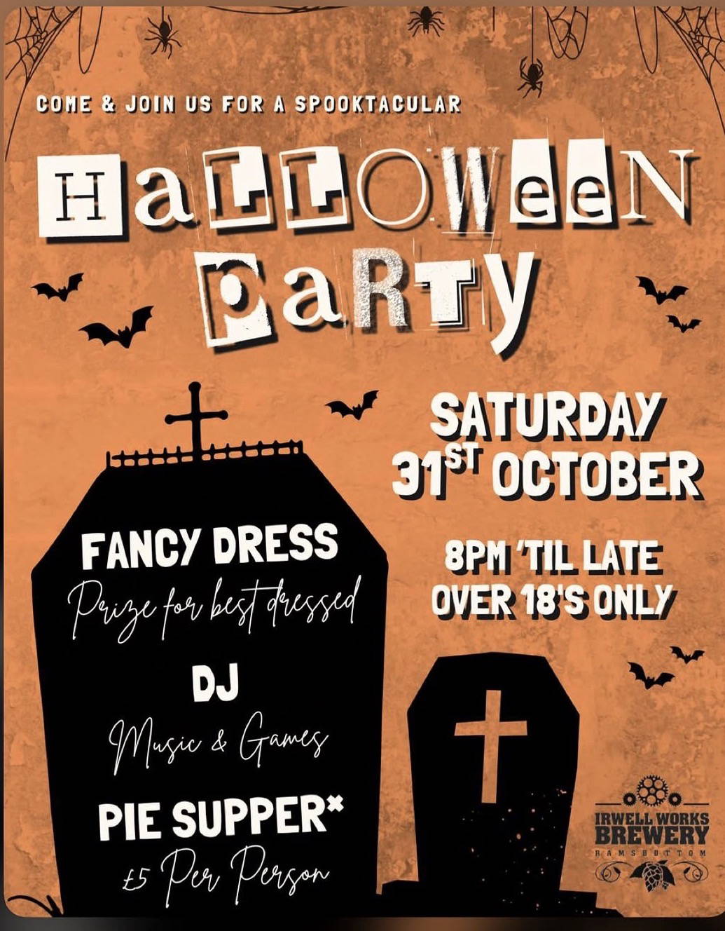Halloween Party at the Irwell Works Brewery