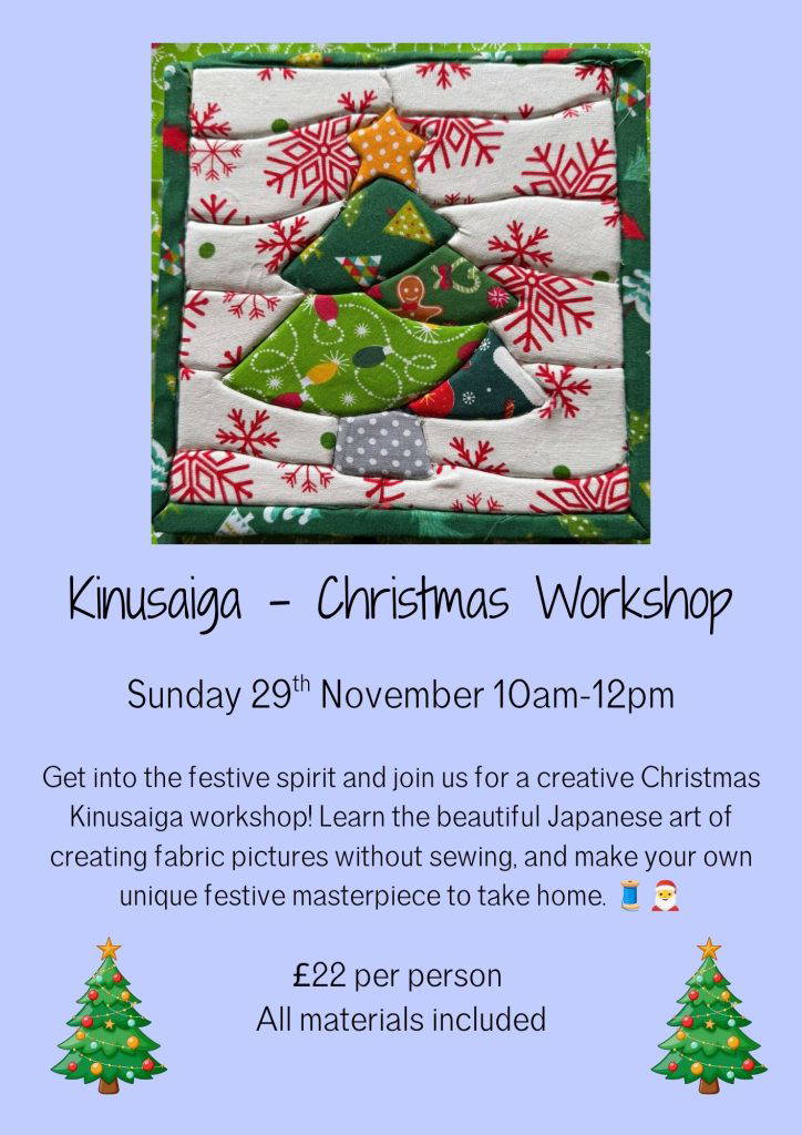 Kinusaiga Christmas Workshop 29th November 2026