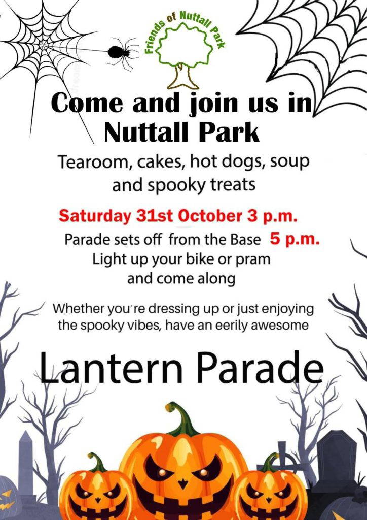 Lantern Parade at Nuttall Park 31st October 2026